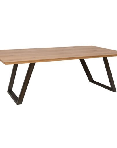 Solid Wood Fixed Top Dining Table