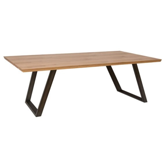 Solid Wood Fixed Top Dining Table