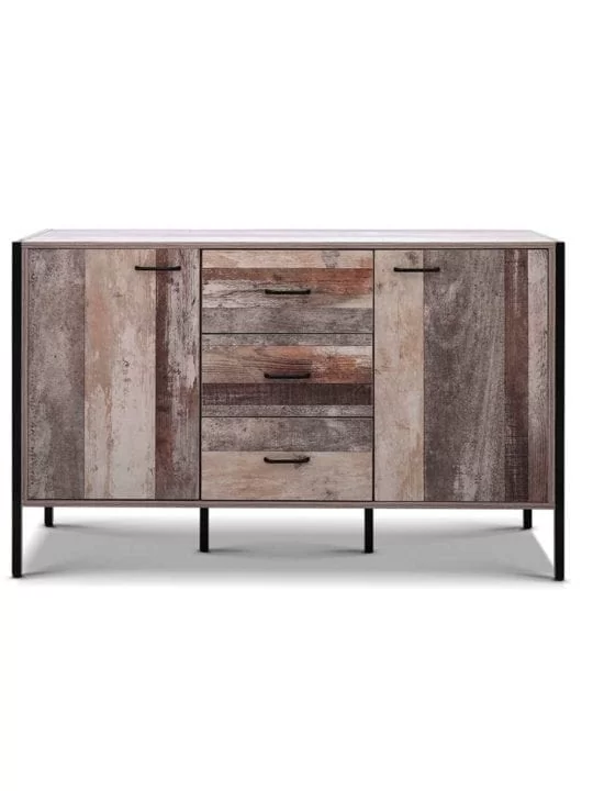 Industrial Wooden Sideboard
