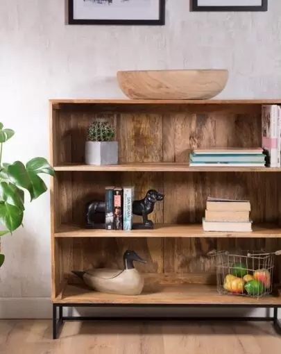 Industrial Mango Small Bookcase