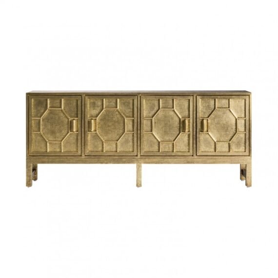 Brass Fitted TV Cabinet
